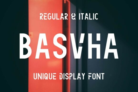Basvha Font: The Strong and Balanced Sans Serif Typeface