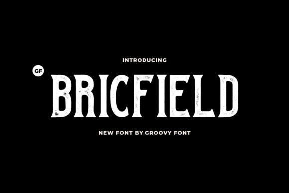 Bricfield Font: Vintage Texture Meets Modern Design