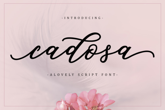 Cadosa Font: Modern Calligraphy for Elegant Design