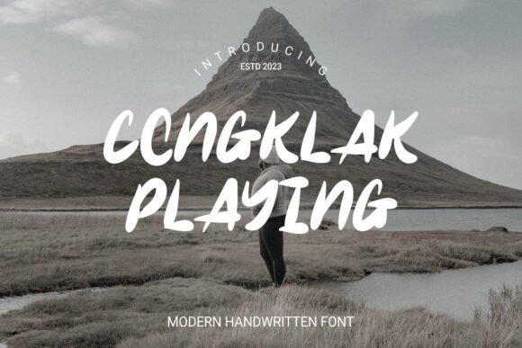 Congklak Playing Font: A Sweet, Handwritten Typeface for Creative Projects