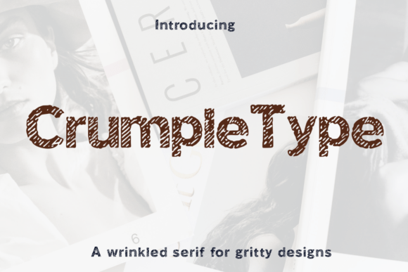 Crumple Type Font: Distressed Serif for Authentic Projects