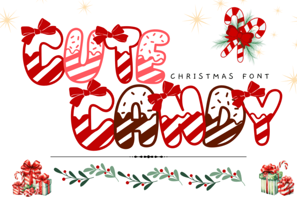 Cute Candy Font: A Sweet Choice for Festive Designs