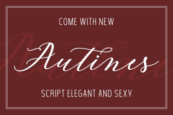 Discover the Autines Font: A Modern Script for Elegant Designs