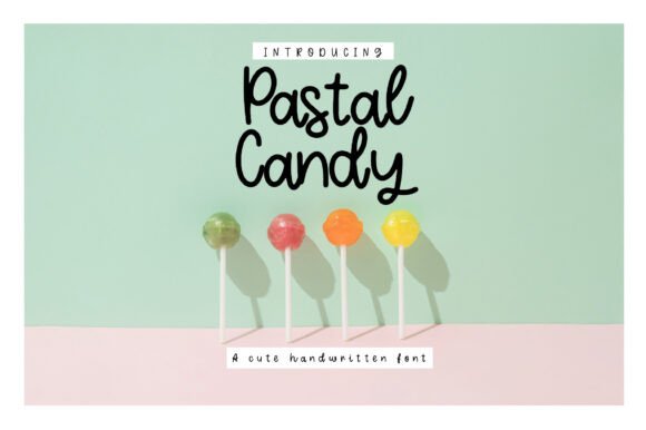 Discover the Joyful Charm of Pastal Candy Font