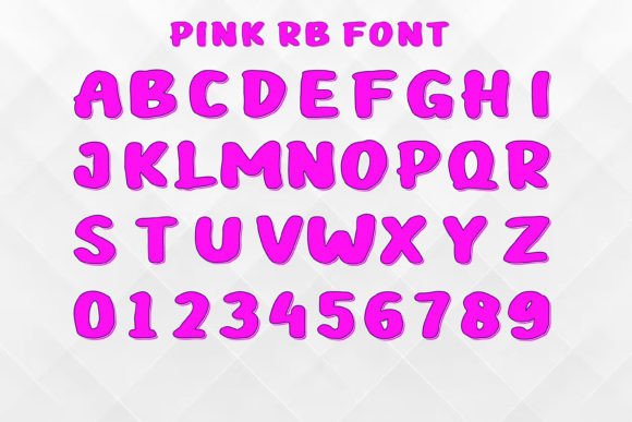Discover the Vibrant Appeal of Pink Rb Font