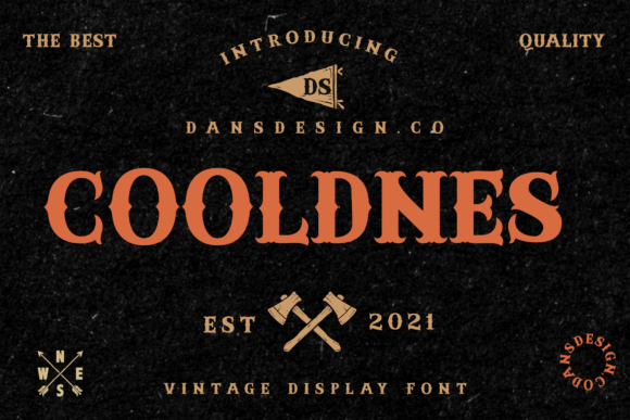 Discover the Vintage Charm of Cooldnes Font