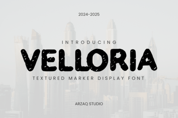 Discover Velloria Font: A Playful Display Typeface