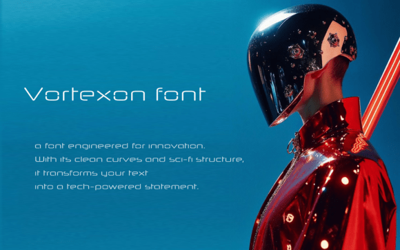 Discover Vortexon: A Typeface for the Digital Frontier