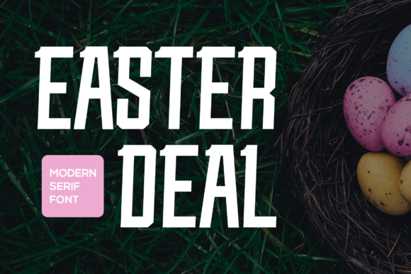 Easter Deal Font: Bold Sans Serif for Modern Branding