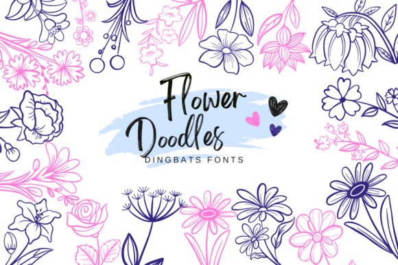 Flower Doodles Font: Elevate Your Creative Designs