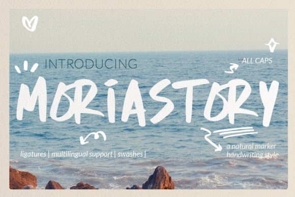 Moria Story Font: Authentic Handwritten Charm