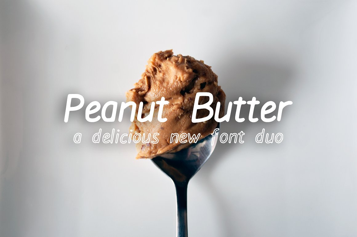 Peanut Butter Font Duo: Creamy Typography for Bold Designs