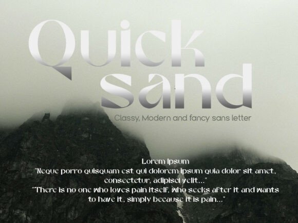 Quick Sand Font: A Playful Yet Polished Typeface for Modern Design