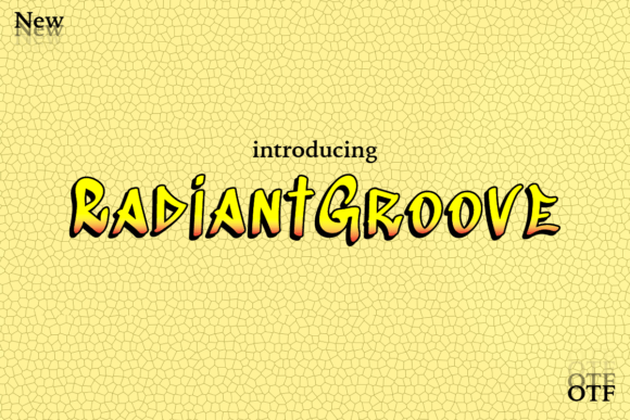 Radiant Groove: The Dynamic Display Font for Modern Designs