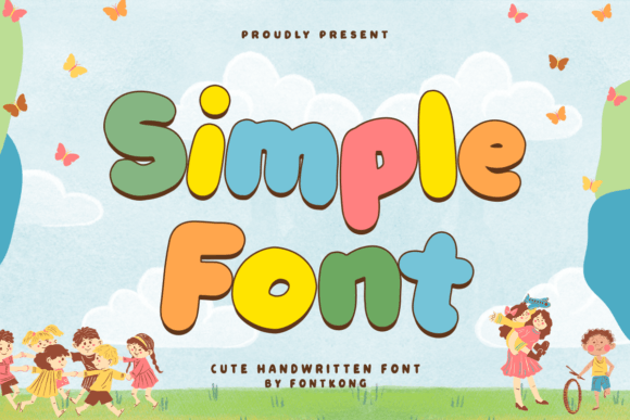 Simple Font Font: A Joyful Typeface for Kids and Playful Designs