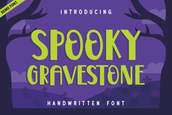 Spooky Gravestone Demo Font: A Hauntingly Charming Typeface