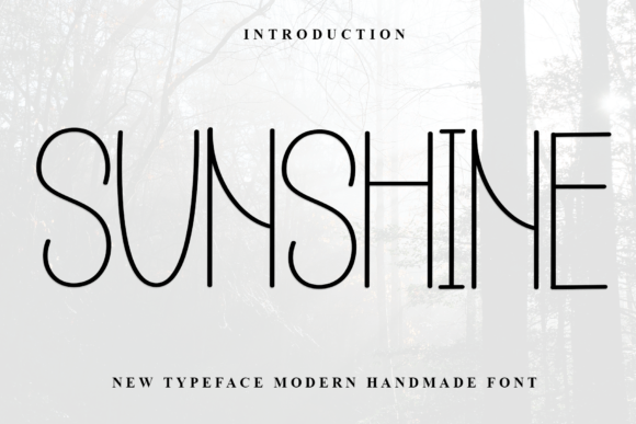 Sunshine Font: A Magical Script for Elegant Designs